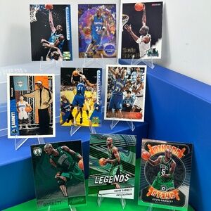 Kevin Garnett lot of 9 (Timberwolves and Celtics)